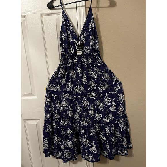 GM Fashions Maxi Dress S/M– Floral Tiered Sleeveless Boho New with Tags - Picture 3 of 5